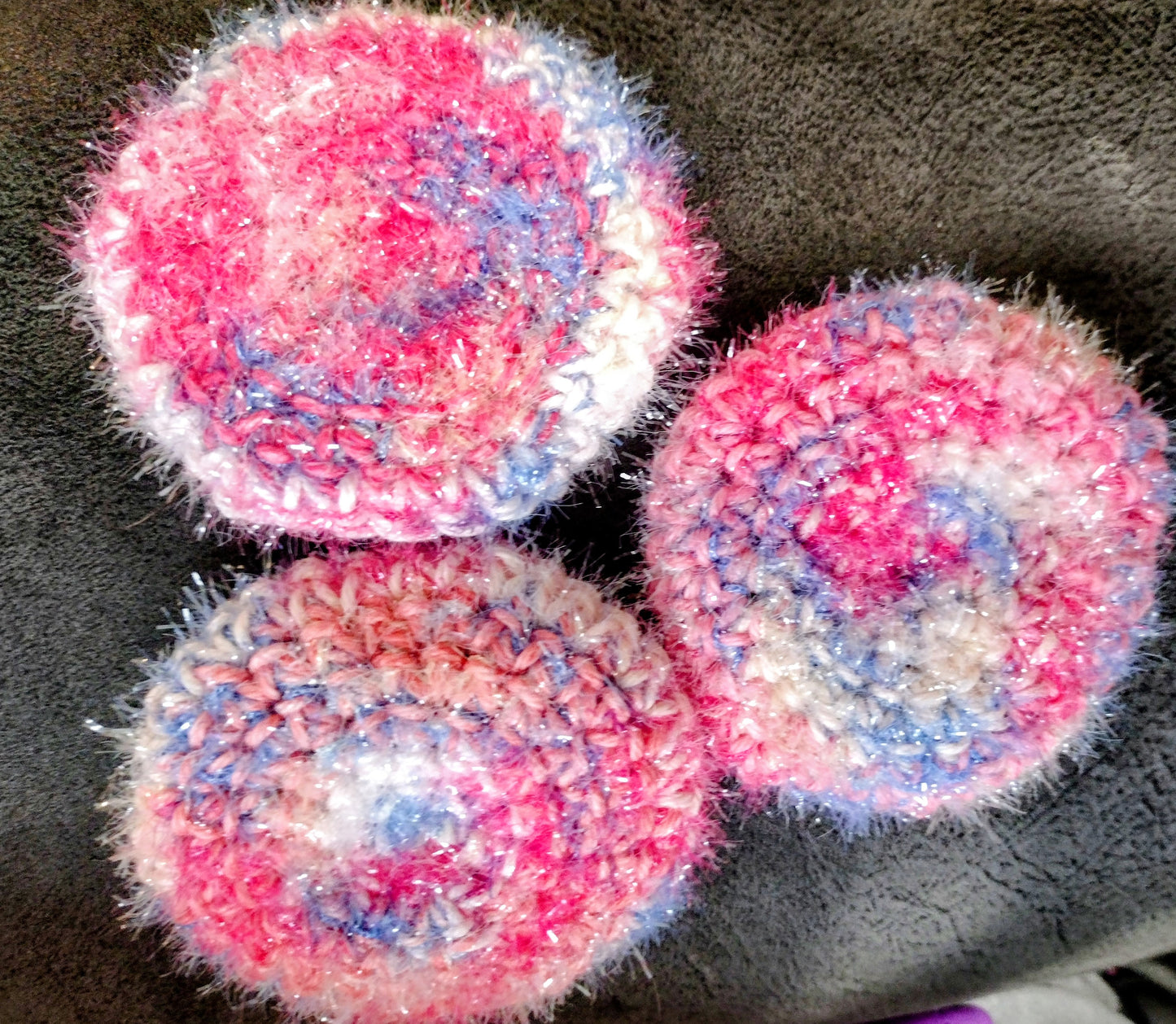 Crocheted Dish scrubbers (set of 3)