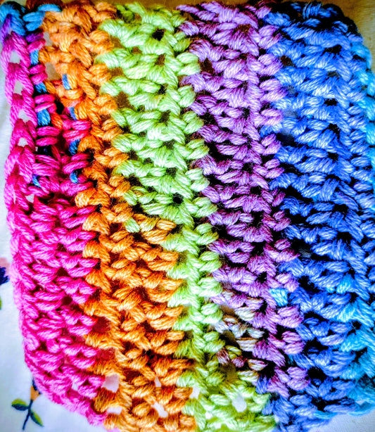 Hand crochet coasters